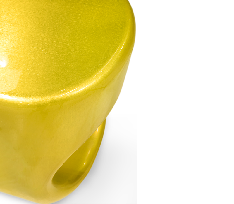 Erosion Citrine Stool mobile image 5