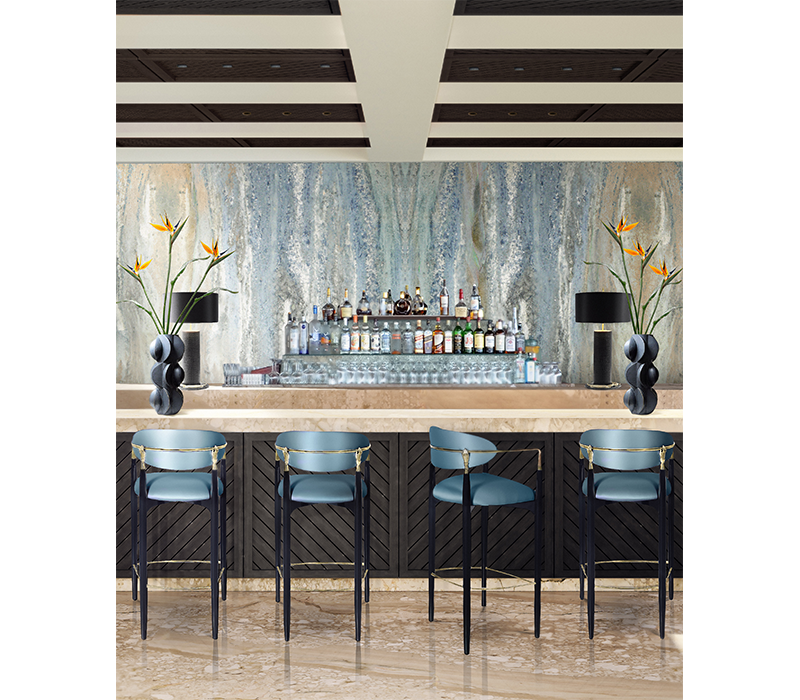 Nahema Bar Stool mobile image 4