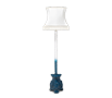 Skyscraper Blue Floor Lamp