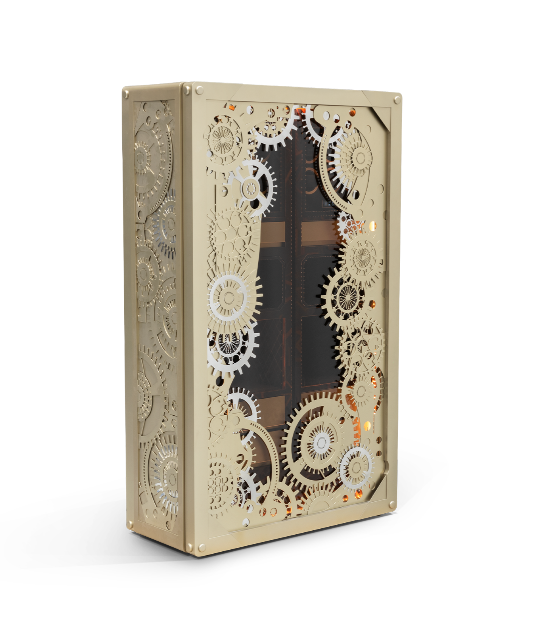 Contemporary baron matte champagne by Boca do Lobo