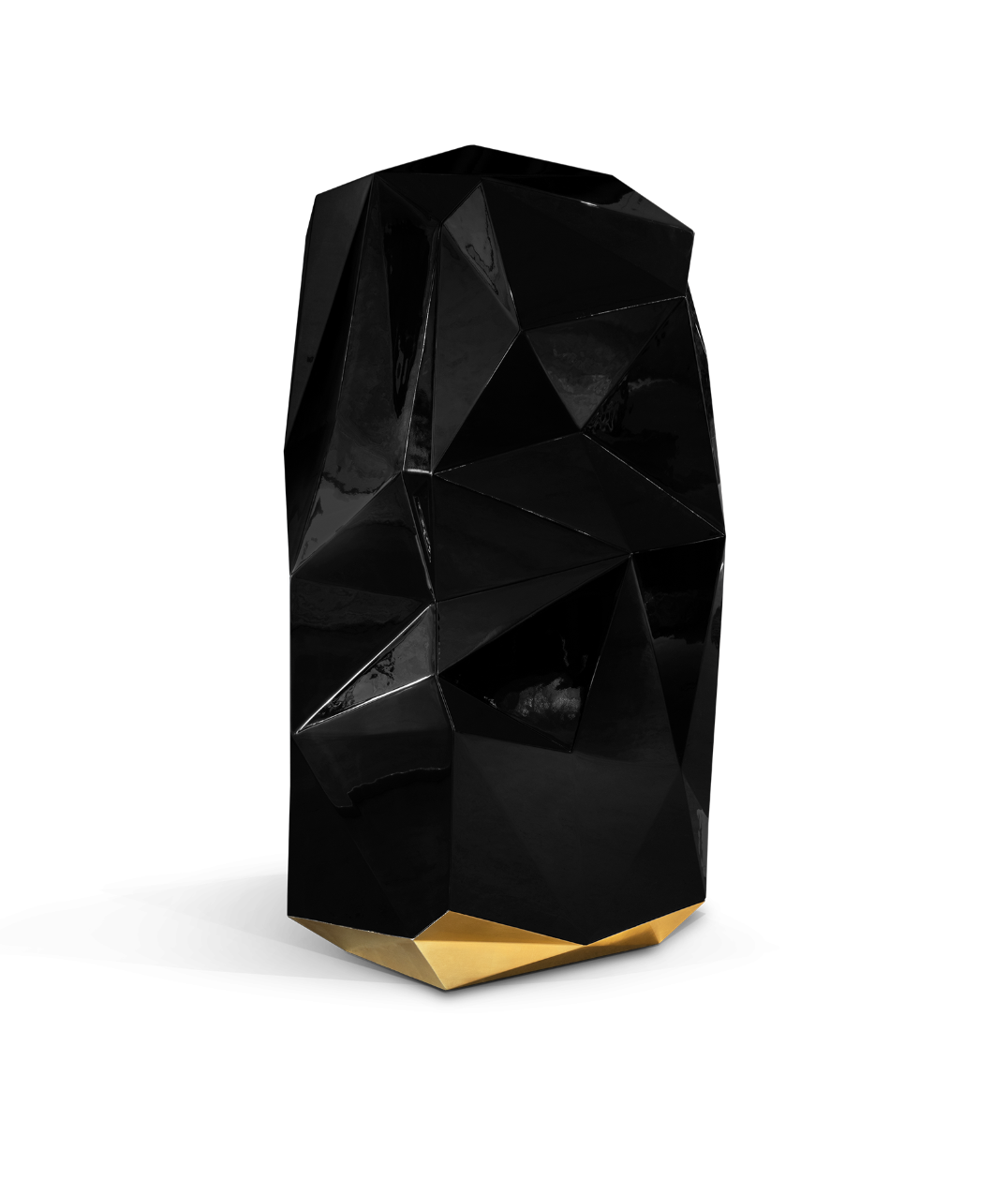 Contemporary Diamond Black Cigar Humidor by Boca do Lobo