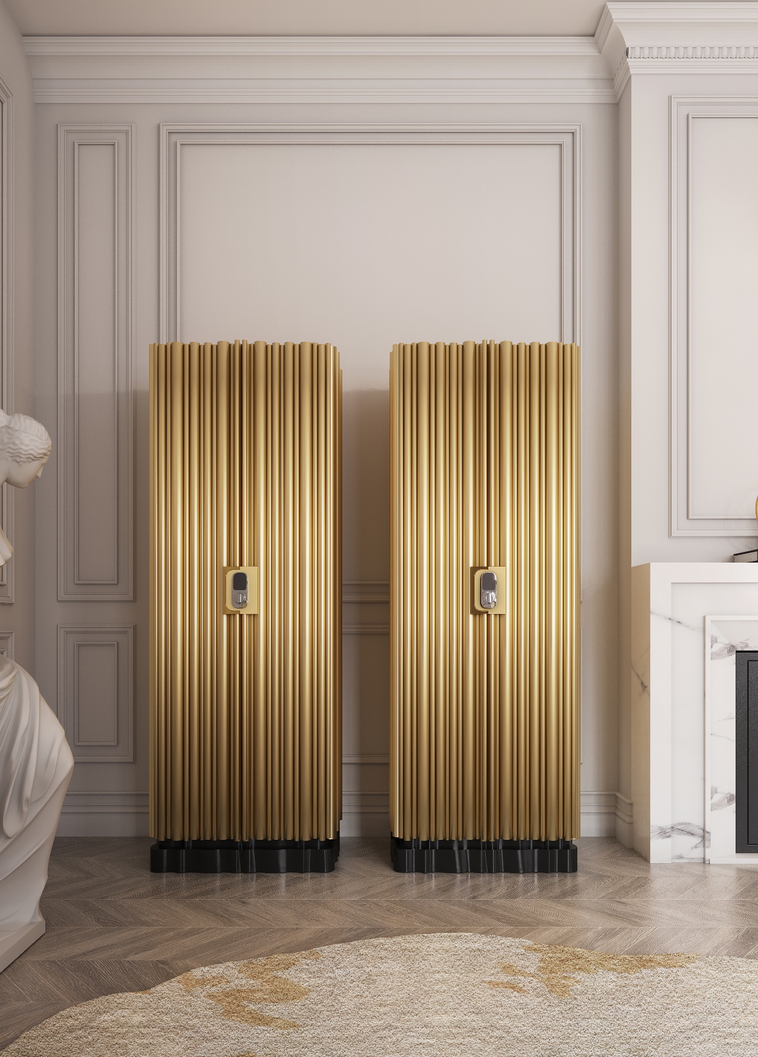 Contemporary symphony watch winder by Boca do Lobo
