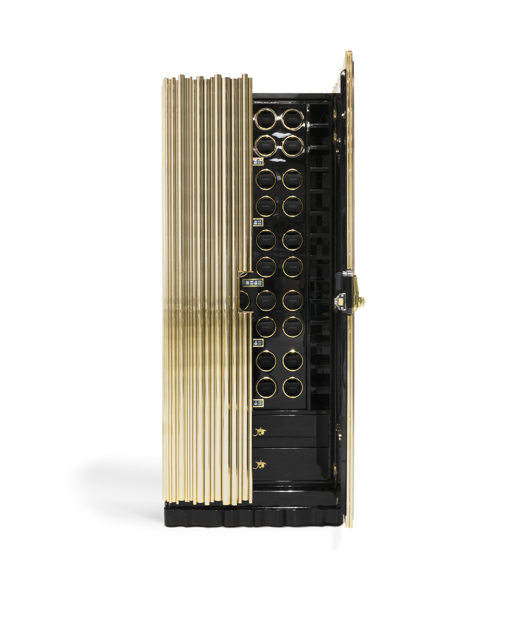 Contemporary symphony watch winder by Boca do Lobo