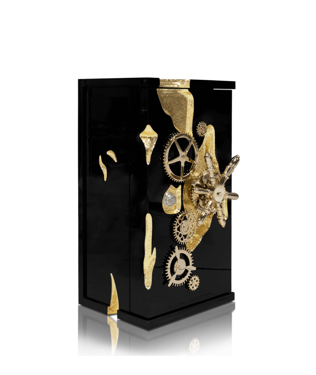 Contemporary millionaire black gold by Boca do Lobo