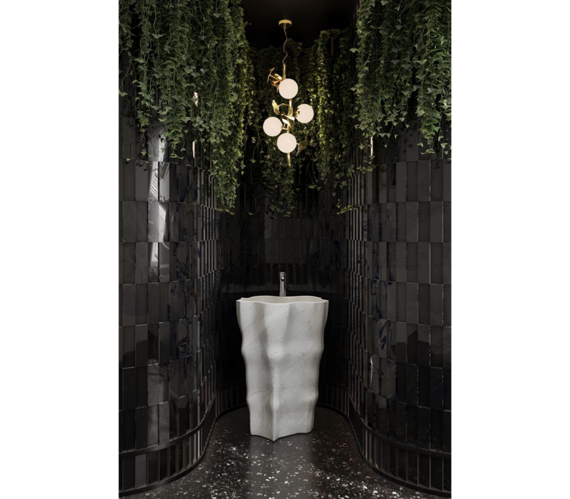 Eden Carrara Marble Freestand mobile image 5