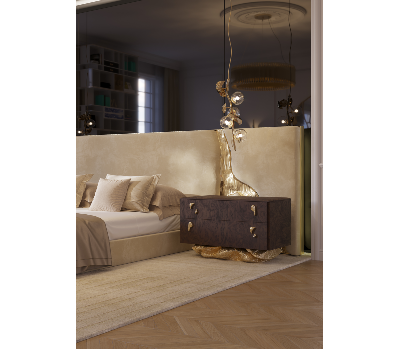 Angra Walnut Nightstand mobile image 4