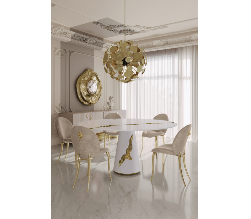 Lapiaz White Dining Table mobile image 3
