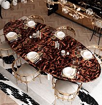 Pietra Oval Dining Table