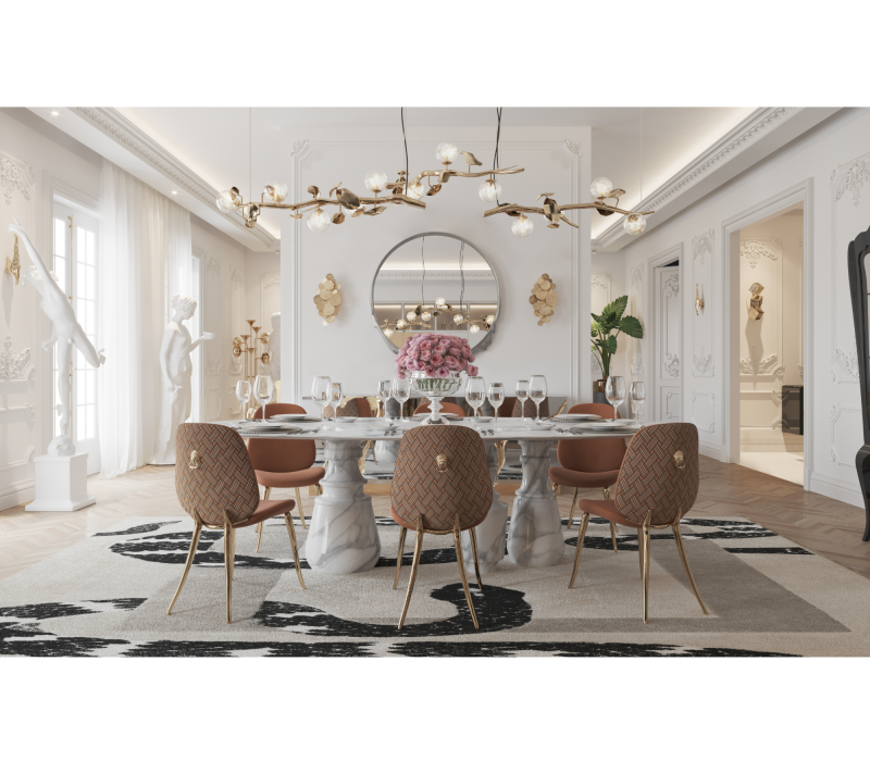 Pietra Oval XL Estremoz Dining Table mobile image 3