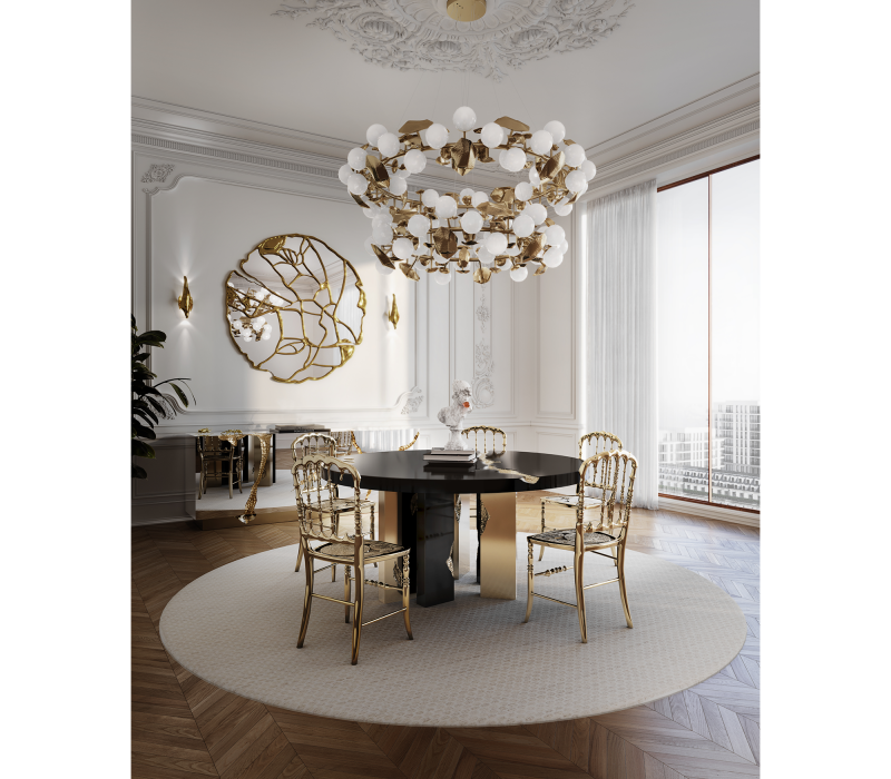 Empire Round Dining Table mobile image 9