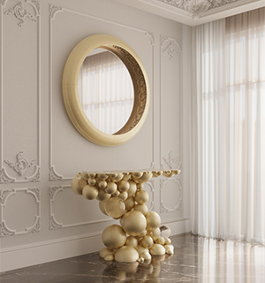 Newton Gold Console