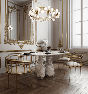 Pietra Oval Dining Table