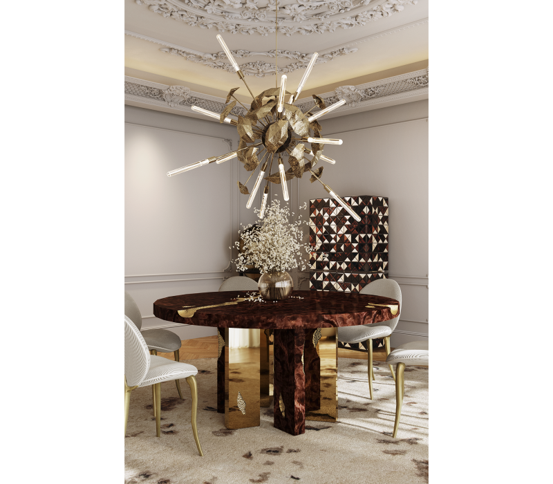 Empire Round Dining Table mobile image 7