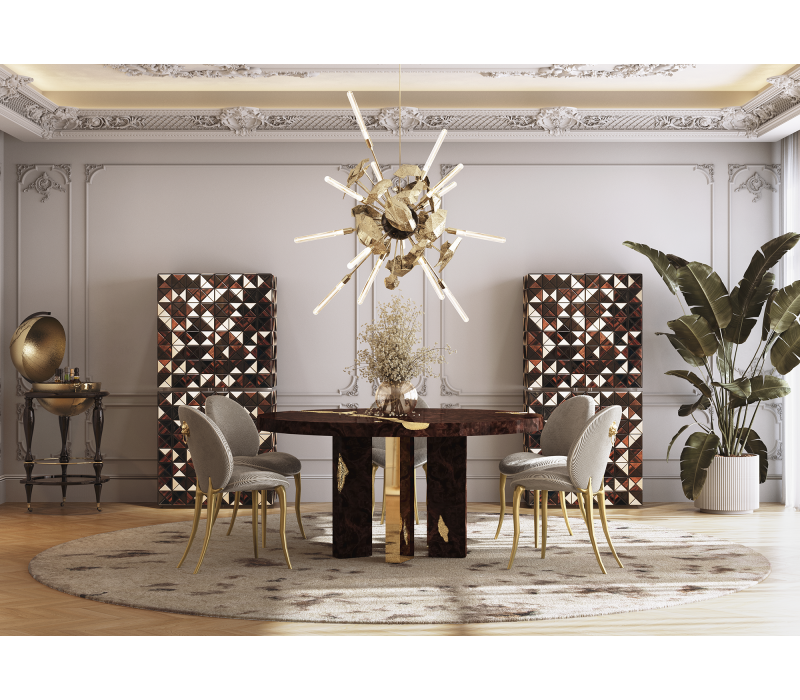Empire Round Dining Table mobile image 8