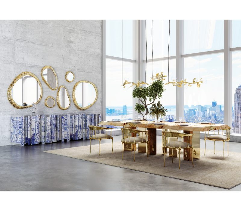 Empire Poplar Dining Table mobile image 4