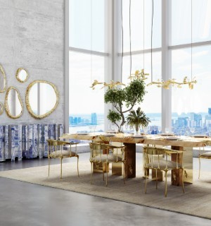 empire poplar dining table