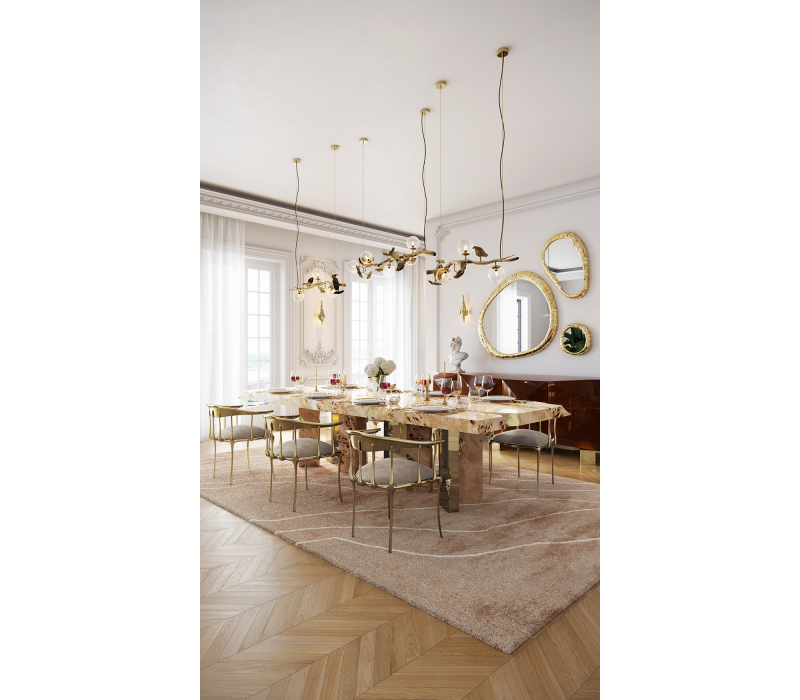 Empire Poplar Dining Table mobile image 5