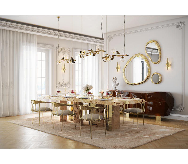 Empire Poplar Dining Table mobile image 6