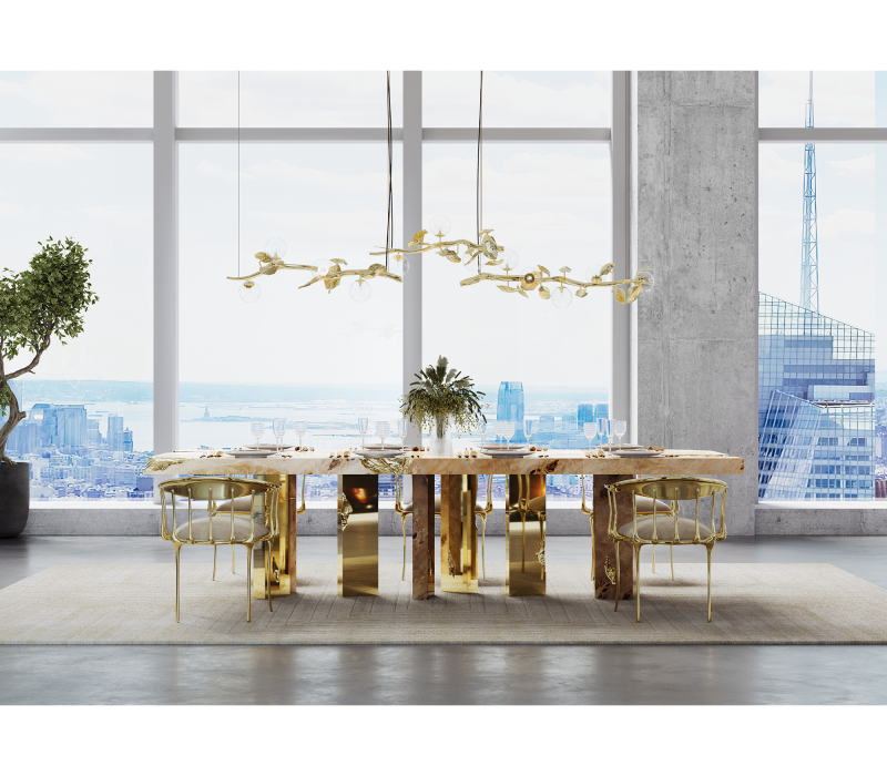 Empire Poplar Dining Table mobile image 7