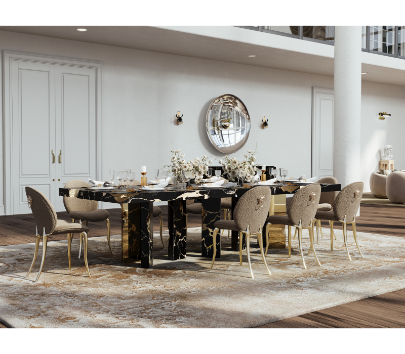 Empire Portoro Dining Table mobile image 6