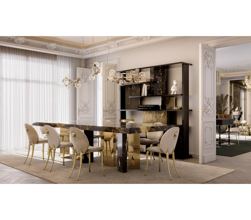 Empire Portoro Dining Table mobile image 7