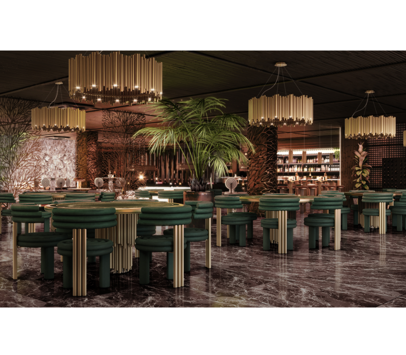 Brubeck Round Suspension Lamp mobile image 6