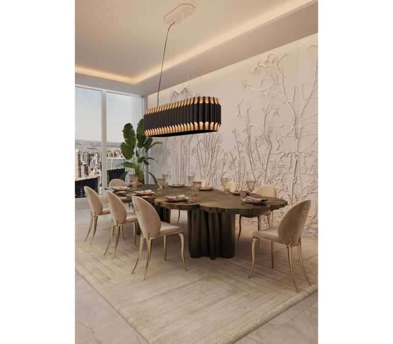 Fortuna Patina Dining Table mobile image 9