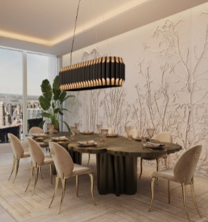 fortuna patina dining table