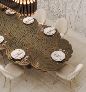 fortuna patina dining table
