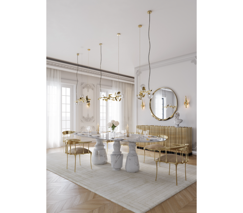 Pietra Oval XL Estremoz Dining Table mobile image 2