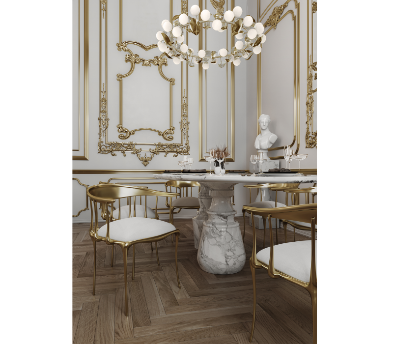 Pietra Oval Estremoz Dining Table mobile image 6