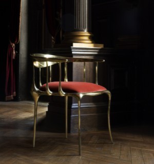 n11 burgundy chair