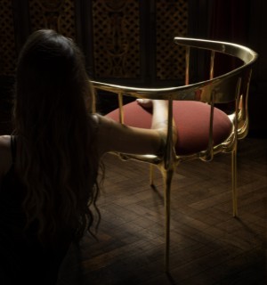 n11 burgundy chair
