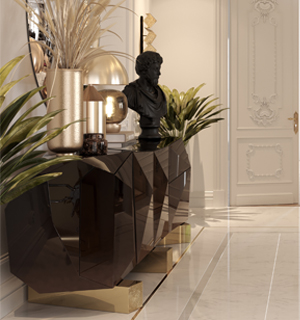 Diamond Chocolate XL Sideboard