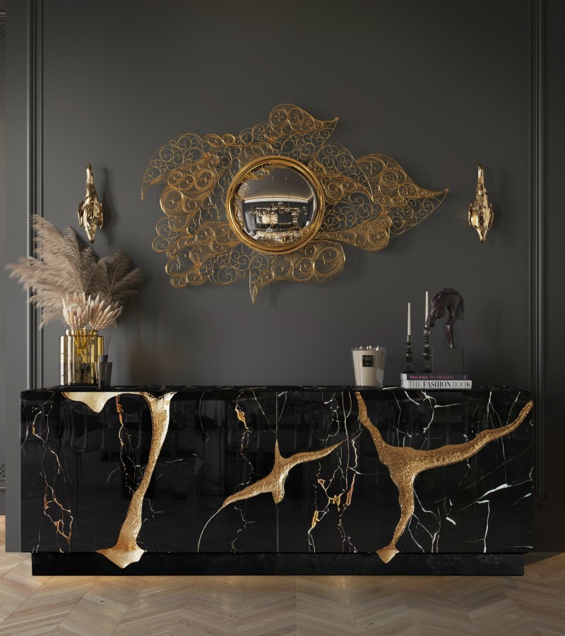 Lapiaz portoro marble