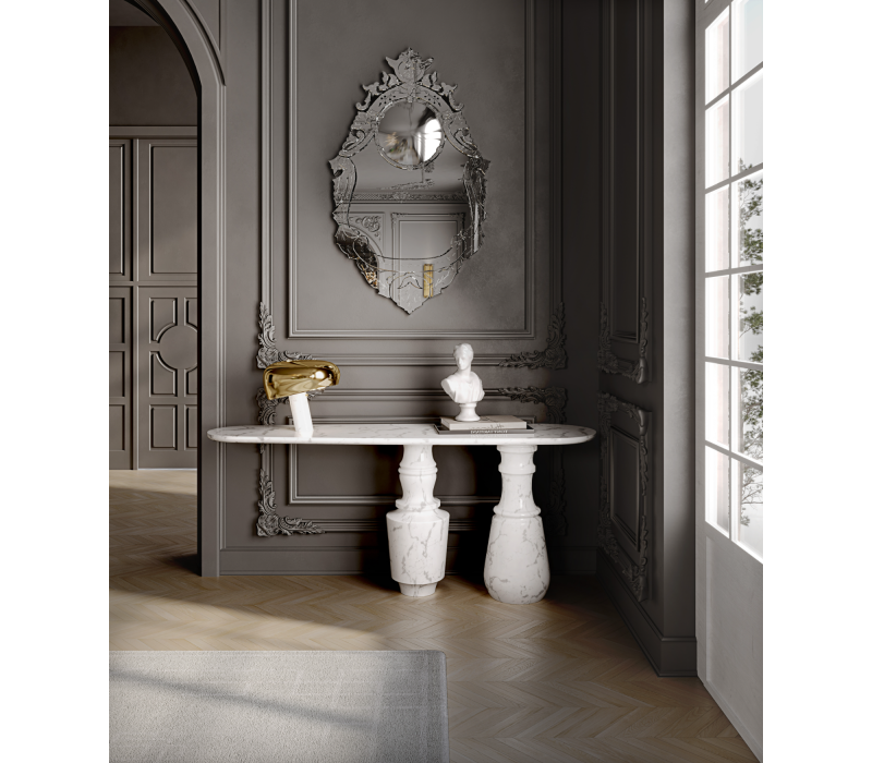 Pietra Carrara Console mobile image 9