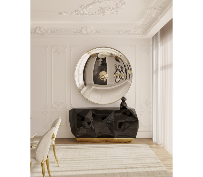 Diamond III Black Sideboard mobile image 10