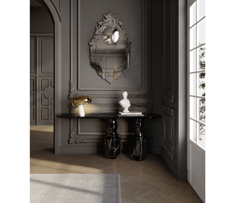 Pietra Nero Marquina Console mobile image 4
