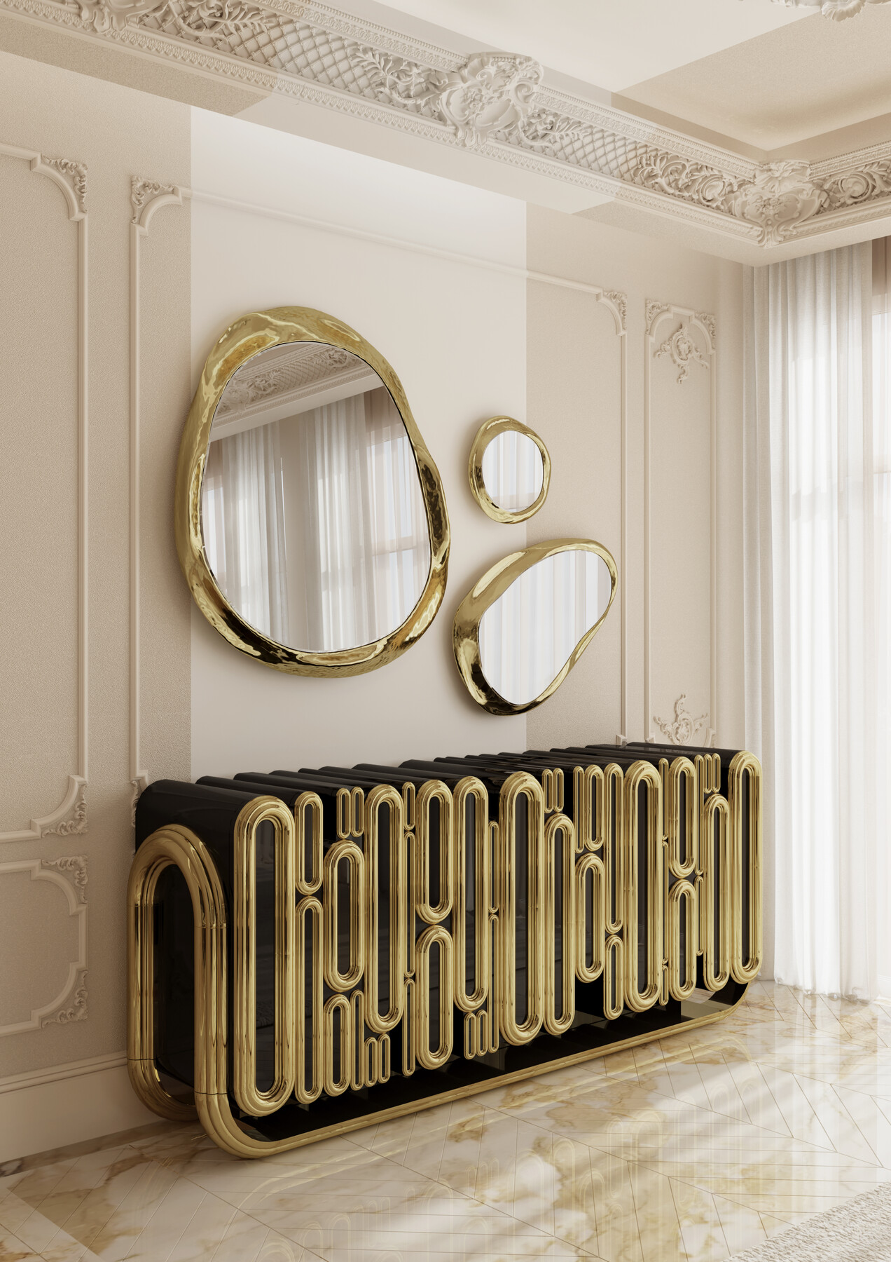 oblong gold