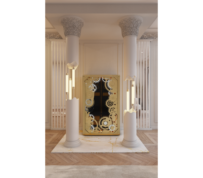 Baron Matte Champagne Luxury Safe mobile image 14