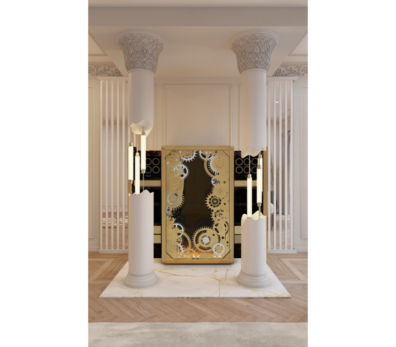 Baron Matte Champagne Luxury Safe mobile image 13