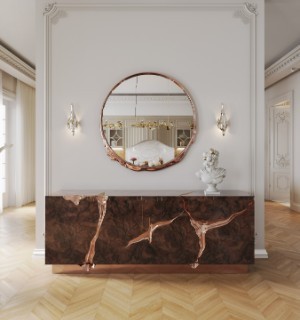 LAPIAZ ROSE GOLD SIDEBOARD