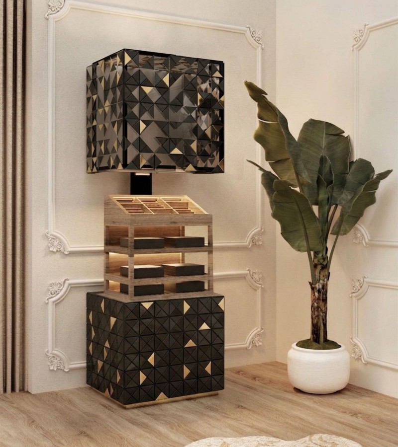 Habano Black Cigar Humidor