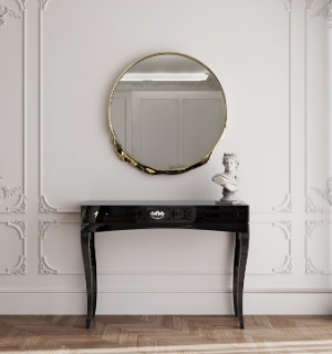 soho black console