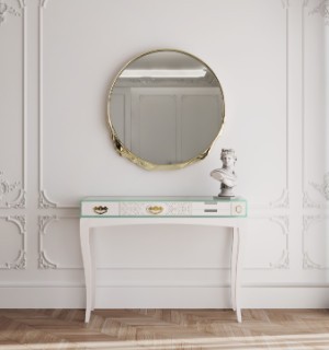 soho white console