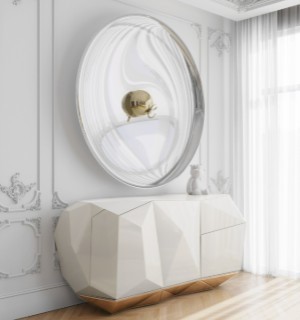 diamond cream sideboard