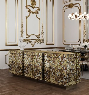 pixel anodized sideboard
