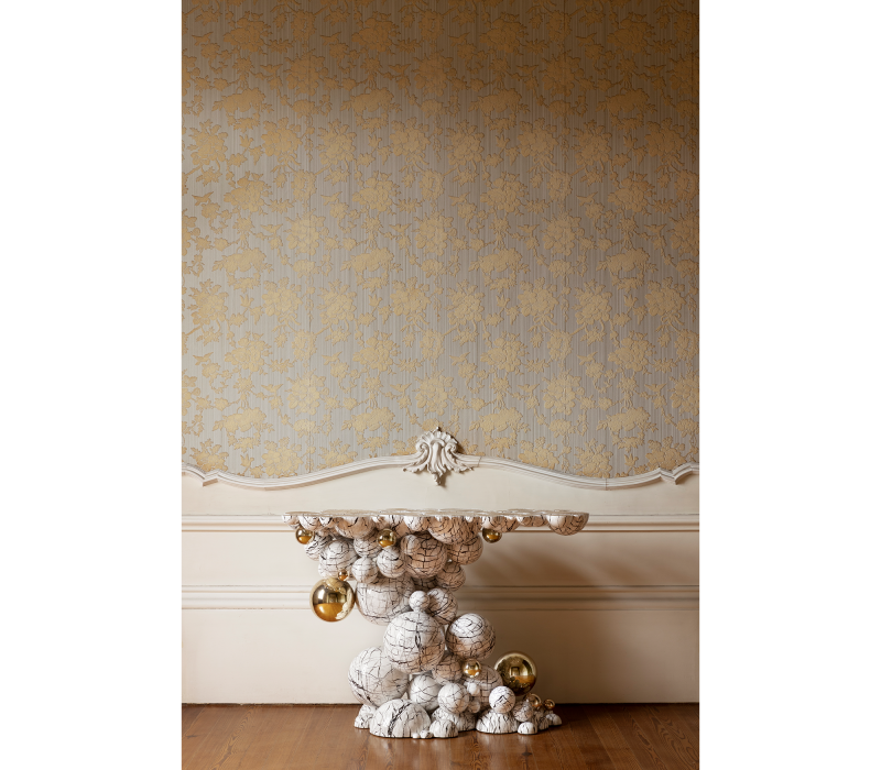 Newton Faux-marble Console mobile image 9
