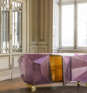 diamond amethyst sideboard
