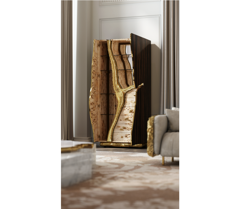 Lapiaz Ebony Cabinet mobile image 7